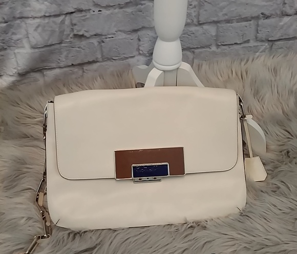 Anya Hindmarch Jackson Bag Cream Leather Buckle - Picture 3 of 8